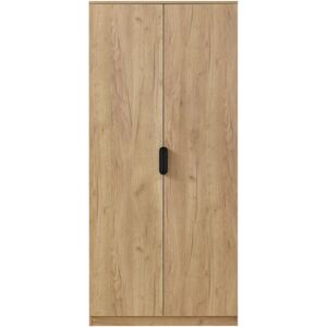 HELLOSHOP26 176x80x52 cm MDF roble Armario HELLOSHOP26 176x80x52 cm MDF roble Armario
