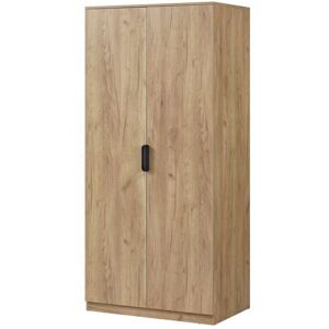 HELLOSHOP26 - Armario dormitorio - Efecto roble - 176 x 80 x 52 cm - Wardrobe HELLOSHOP26 - Armario dormitorio - Efecto roble - 176 x 80 x 52 cm - Wardrobe