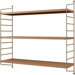 HELLOSHOP26 - Estante de pared modular 3 niveles - marrón claro mate - Wall Shelf HELLOSHOP26 - Estante de pared modular 3 niveles - marrón claro mate - Wall Shelf