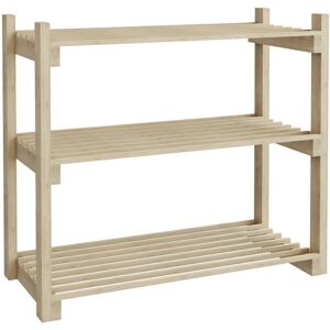 Zapatero de Pino HELLOSHOP26 - 3 Niveles - 60x68x30cm Zapatero de Pino HELLOSHOP26 - 3 Niveles - 60x68x30cm