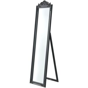 HELLOSHOP26 Espejo de pie ajustable 160x40cm gris oscuro - Espejo HELLOSHOP26 Espejo de pie ajustable 160x40cm gris oscuro - Espejo