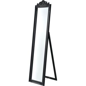 Espejo de cuerpo entero de madera de eucalipto - Estilo barroco clásico - 160x40cm Espejo de cuerpo entero de madera de eucalipto - Estilo barroco clásico - 160x40cm