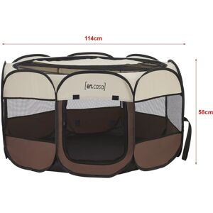 Helloshop26 Parque infantil plegable para mascotas 58 x 114 x 114 cm Helloshop26 Parque infantil plegable para mascotas 58 x 114 x 114 cm