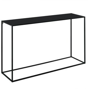 HELLOSHOP26 Modelo 03_0008564 - Mesa Consola de Metal, Negro Mate HELLOSHOP26 Modelo 03_0008564 - Mesa Consola de Metal, Negro Mate