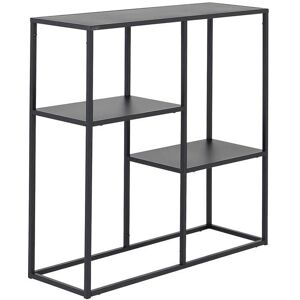 HELLOSHOP26 - Consola 3 estantes 80x80x26 cm negro mate - Console table HELLOSHOP26 - Consola 3 estantes 80x80x26 cm negro mate - Console table