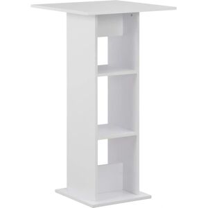 HELLOSHOP26 Mesa alta blanca 110cm - Muebles de bar y bistró HELLOSHOP26 Mesa alta blanca 110cm - Muebles de bar y bistró