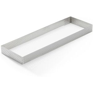 De Buyer Model 3099.32 RVS Rechthoekige perforatie tartelring - Bakvorm De Buyer Model 3099.32 RVS Rechthoekige perforatie tartelring - Bakvorm