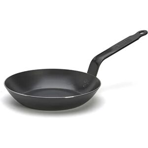 Poêle en fer noir De Buyer - 20cm - Construction en fer robuste - Convient pour plaques et fours - Idéal pour saisir et griller - Longue durée - Poignée en fer rivetée - Publicité Poêle en fer noir De Buyer - 20cm - Construction en fer robuste - Convient pour plaques et fours - Idéal pour saisir et griller - Longue durée - Poignée en fer rivetée - Publicité