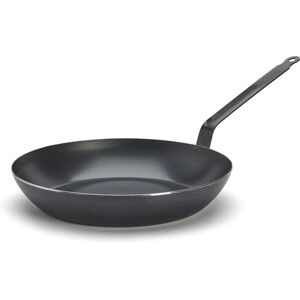De Buyer Outdoor Blue Steel Round Frying Pan - 32cm De Buyer Outdoor Blue Steel Round Frying Pan - 32cm