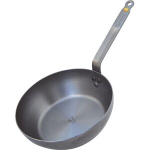 De Buyer Patelnia z stali węglowej - Rustykalna, 32cm, Czarna - Wszystkie Źródła Ciepła De Buyer Patelnia z stali węglowej - Rustykalna, 32cm, Czarna - Wszystkie Źródła Ciepła
