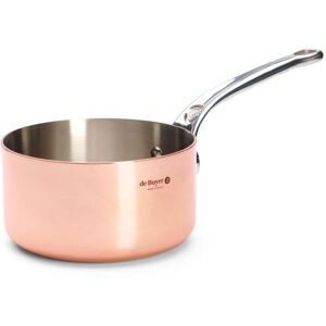 De Buyer Copper Saucepan - Handcrafted, 16cm, Gas & Oven Friendly De Buyer Copper Saucepan - Handcrafted, 16cm, Gas & Oven Friendly