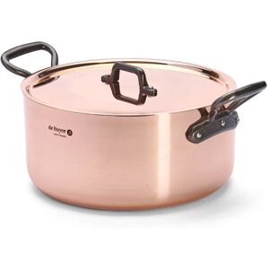 de Buyer 6466.28 Copper Saucepan - 8L - Round de Buyer 6466.28 Copper Saucepan - 8L - Round