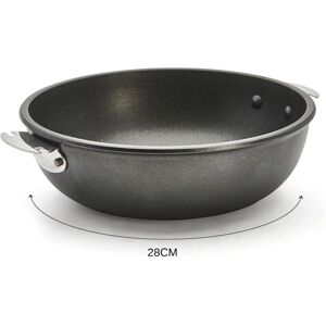 De Buyer - 28cm Cast Aluminum Sauteuse - Non-Stick, Removable Handle De Buyer - 28cm Cast Aluminum Sauteuse - Non-Stick, Removable Handle