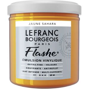 Lefranc Flashe Akryl Färg - Sahara Gul - 125ml Burk Lefranc Flashe Akryl Färg - Sahara Gul - 125ml Burk