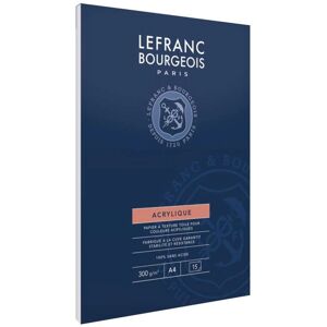 Lefranc Bourgeois A4 Kunstpapier - 15 Blätter, 300gsm, Einseitig Kleber - Acrylmedien Lefranc Bourgeois A4 Kunstpapier - 15 Blätter, 300gsm, Einseitig Kleber - Acrylmedien