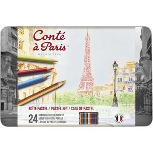 Conté à Paris Pastel Pencil Set - 24 Assorted Colors - Pastel Pencils Conté à Paris Pastel Pencil Set - 24 Assorted Colors - Pastel Pencils