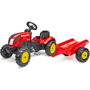 Falk Country Farmer Tracteur Rouge avec Remorque Falk Country Farmer Tracteur Rouge avec Remorque
