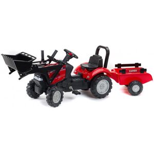 Falk Falk Maxxum 130 CVX Tracteur à Pédales avec Chargeur et Remorque - Ride-on Falk Falk Maxxum 130 CVX Tracteur à Pédales avec Chargeur et Remorque - Ride-on