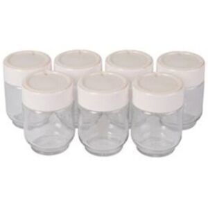 Moulinex A14A03 Weißer Joghurtbereiter Zubehör - 7 Gläser Moulinex A14A03 Weißer Joghurtbereiter Zubehör - 7 Gläser