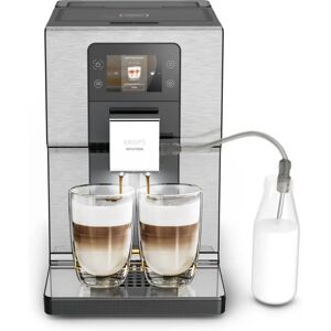 Krups EA876D10 - Schwarz/Gebrűsteter Stahl - Kaffeemaschine Krups EA876D10 - Schwarz/Gebrűsteter Stahl - Kaffeemaschine
