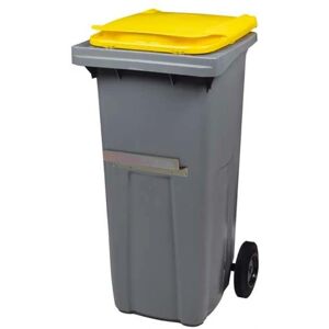 Conteneur à déchets Rossignol KOROK 240L - Gris - 2 roues - Poignée frontale Conteneur à déchets Rossignol KOROK 240L - Gris - 2 roues - Poignée frontale