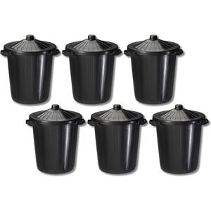 Poubelle de rue Rossignol noire 80L avec verrouillage Poubelle de rue Rossignol noire 80L avec verrouillage