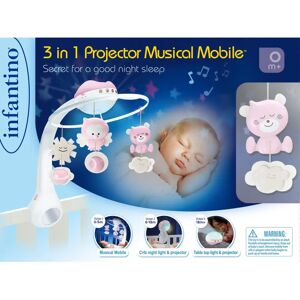 Infantino Móvel para Bebês Modelo 004914 Rosa - Móvel e Projetor Infantino Móvel para Bebês Modelo 004914 Rosa - Móvel e Projetor