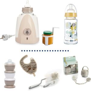 Calienta Biberón Thermobaby - Calentador de biberón, biberón de vidrio, babero, dispensador de leche, caja de chupetes Calienta Biberón Thermobaby - Calentador de biberón, biberón de vidrio, babero, dispensador de leche, caja de chupetes