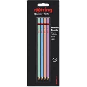 Crayons métalliques Rotring - HB, H, 2H, B, 2B - Publicité Crayons métalliques Rotring - HB, H, 2H, B, 2B - Publicité