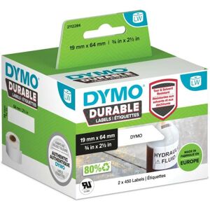 Dymo 2112284 Vit Självhäftande Etikett - Etikett Skrivare Dymo 2112284 Vit Självhäftande Etikett - Etikett Skrivare