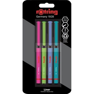 Rotring Fineliner - 0,4mm Assortis - Fineliner Rotring Fineliner - 0,4mm Assortis - Fineliner