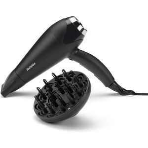 BaByliss D572DE Hair Dryer - Turbo Smooth - 2200W - Black BaByliss D572DE Hair Dryer - Turbo Smooth - 2200W - Black