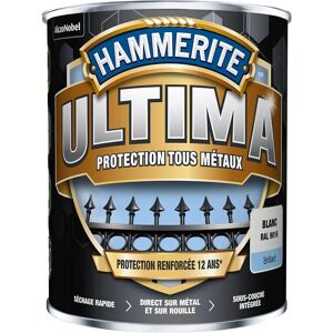 Hammerite Ultima Peinture Acrylique pour Tous Métaux - Blanc - Peinture - Publicité Hammerite Ultima Peinture Acrylique pour Tous Métaux - Blanc - Peinture - Publicité