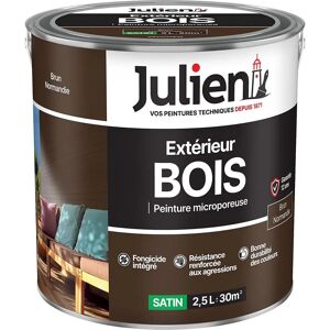 JULIEN - Solvant spécial bois marron normand satin 2.5L - Marron Normand - 2.5L - Paint - Publicité JULIEN - Solvant spécial bois marron normand satin 2.5L - Marron Normand - 2.5L - Paint - Publicité