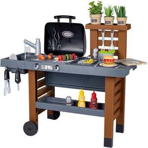 Smoby Garden Kitchen - 43-Piece Playset with Grill & Sink Smoby Garden Kitchen - 43-Piece Playset with Grill & Sink
