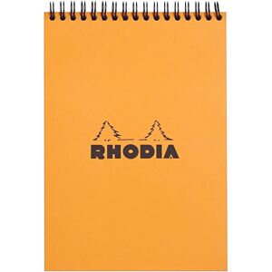 Rhodia Notizblock - DIN A5, 80 Blatt, Orange - Doppelte Spiralbindung Rhodia Notizblock - DIN A5, 80 Blatt, Orange - Doppelte Spiralbindung