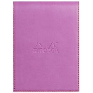 Custodia Rhodia + blocco appunti N°12 - Lilla - 80 fogli Custodia Rhodia + blocco appunti N°12 - Lilla - 80 fogli