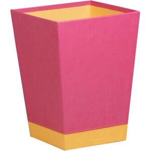 Rhodia Cubo de basura - Imitación cuero rojo - Cubo rectangular Rhodia Cubo de basura - Imitación cuero rojo - Cubo rectangular