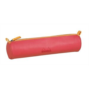 Trousse ronde en similicuir italien - Corail - Lot de 3 - Publicité Trousse ronde en similicuir italien - Corail - Lot de 3 - Publicité