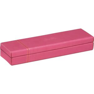 Rhodia Leatherette Orange Pink Rectangular Pencil Case - Pencil Case Rhodia Leatherette Orange Pink Rectangular Pencil Case - Pencil Case