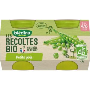 Alimentation bébé bio Blédina 4-6 mois - 2 pots - Publicité Alimentation bébé bio Blédina 4-6 mois - 2 pots - Publicité