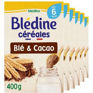 Céréales pour bébé Blédina - Blé et Cacao dès 6 mois - Publicité Céréales pour bébé Blédina - Blé et Cacao dès 6 mois - Publicité