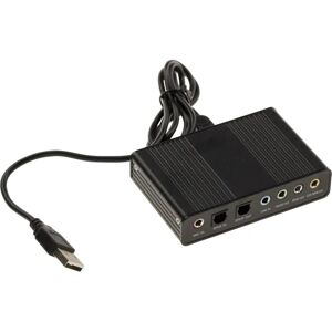 KALEA-INFORMATIQUE Zewnętrzna karta dźwiękowa USB 2.0 5.1 SPDIF Digital KALEA-INFORMATIQUE Zewnętrzna karta dźwiękowa USB 2.0 5.1 SPDIF Digital