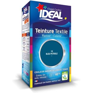 Teinture textile IDEAL Bleu Pétrole - Coton, lin, soie, viscose Teinture textile IDEAL Bleu Pétrole - Coton, lin, soie, viscose