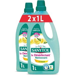 SANYTOL Nettoyant Sols Citron 1L - Nettoyant - Publicité SANYTOL Nettoyant Sols Citron 1L - Nettoyant - Publicité
