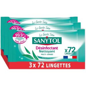 Sanytol Disinfectant Surface Wipes - 72 Pack Sanytol Disinfectant Surface Wipes - 72 Pack