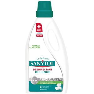 Désinfectant linge Sanytol Professionnel - 2L, 44 Lavages - Publicité Désinfectant linge Sanytol Professionnel - 2L, 44 Lavages - Publicité