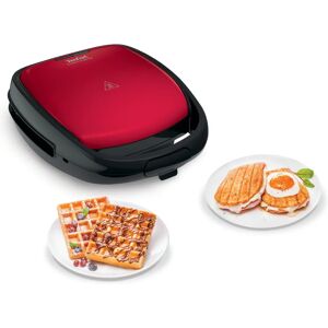 Tefal SW3415 - Rouge - Grille-pain et Gaufrier - Publicité Tefal SW3415 - Rouge - Grille-pain et Gaufrier - Publicité