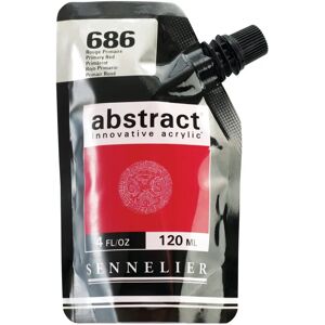 Peinture acrylique rouge primaire Sennelier - Abstract, Corps lourd, 120ml - Publicité Peinture acrylique rouge primaire Sennelier - Abstract, Corps lourd, 120ml - Publicité