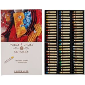 Pastels à l'huile pour artistes Sennelier - Couleurs variées - Ensemble de 72 Pastels à l'huile pour artistes Sennelier - Couleurs variées - Ensemble de 72